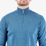 Galvin Green Chester Merino 1/4 Golfpullover - Blue Melange