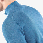 Galvin Green Chester Merino 1/4 Golfpullover - Blue Melange