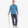 Galvin Green Chester Merino 1/4 Golfpullover - Blue Melange