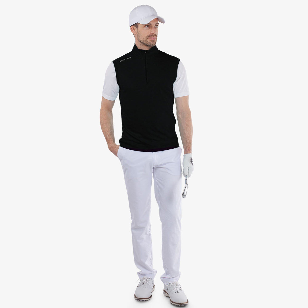 Galvin Green del Isolierende Golfweste - Schwarz