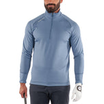 Galvin Green Drake Isolier 1/4 Reißverschluss mittelschicht - Mondlicht Blau