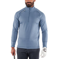 Galvin Green Drake Isolier 1/4 Reißverschluss mittelschicht - Mondlicht Blau