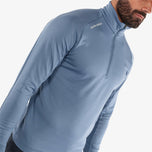 Galvin Green Drake Isolier 1/4 Reißverschluss mittelschicht - Mondlicht Blau