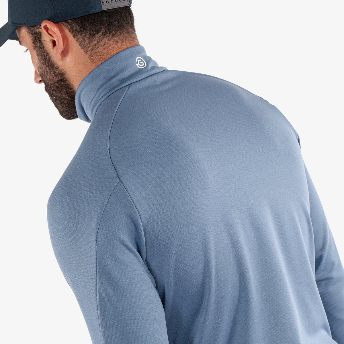 Galvin Green Drake Isolier 1/4 Reißverschluss mittelschicht - Mondlicht Blau