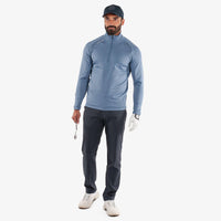 Galvin Green Drake Isolier 1/4 Reißverschluss mittelschicht - Mondlicht Blau