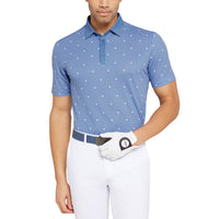 Galvin Green Marley atmungsaktives Golf Polo -Hemd - Mondlicht Blau/Weiß