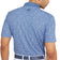 Galvin Green Marley atmungsaktives Golf Polo -Hemd - Mondlicht Blau/Weiß