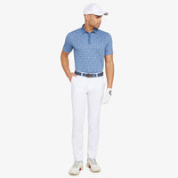 Galvin Green Marley atmungsaktives Golf Polo -Hemd - Mondlicht Blau/Weiß