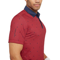 Galvin Green Marley atmungsaktives Golf Polo -Hemd - Rot/Marine