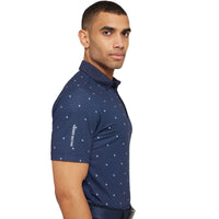 Galvin Green Marley atmungsaktives Golf Polo -Hemd - Marine/Weiß
