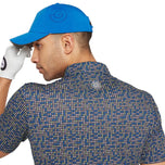 Galvin Green Marlo atmungsaktives Golf Polo -Hemd - Schwarz/Königsblau