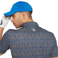 Galvin Green Marlo atmungsaktives Golf Polo -Hemd - Schwarz/Königsblau