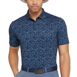 Galvin Green Marlo atmungsaktives Golf Polo -Hemd - Mondlicht Blau/Marine