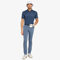 Galvin Green Marlo atmungsaktives Golf Polo -Hemd - Mondlicht Blau/Marine