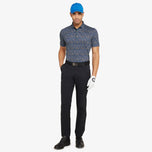 Galvin Green Marlo atmungsaktives Golf Polo -Hemd - Schwarz/Königsblau