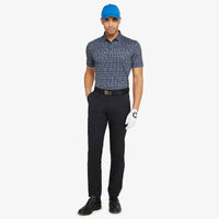 Galvin Green Marlo atmungsaktives Golf Polo -Hemd - Schwarz/Königsblau