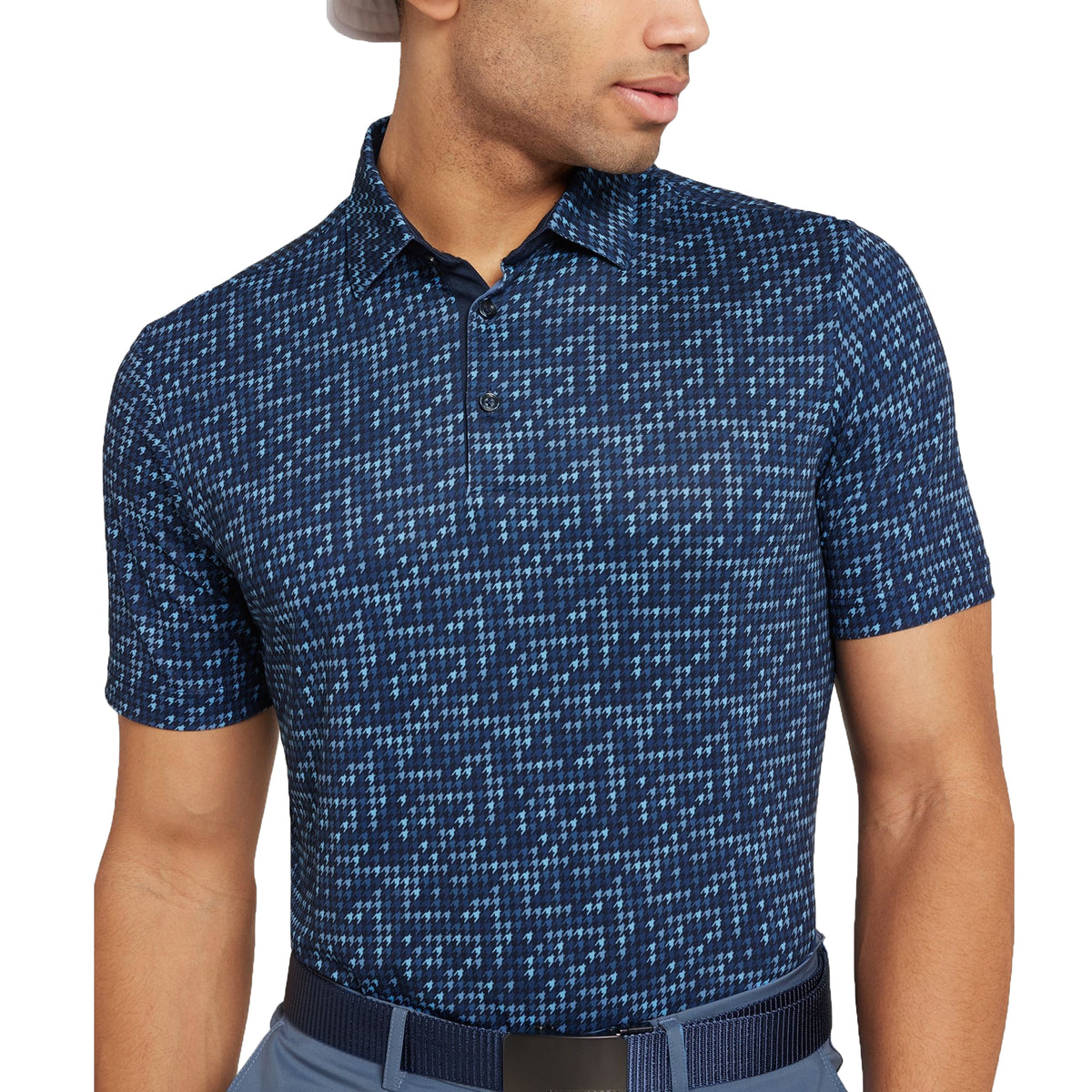 Galvin Green Marlo atmungsaktives Golf Polo -Hemd - Mondlicht Blau/Marine