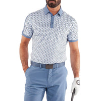 Galvin Green Maxwell Golfhemd - Mondlicht Blau/Weiß