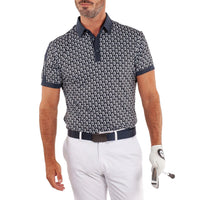Galvin Green Maxwell Golf Shirt - Marine/Cool Grey