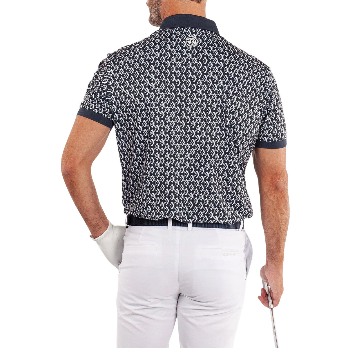 Galvin Green Maxwell Golf Shirt - Marine/Cool Grey