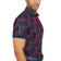 Galvin grüne Meilen atmungsaktives Golf Polo -Hemd - Marine/Rot
