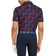 Galvin grüne Meilen atmungsaktives Golf Polo -Hemd - Marine/Rot