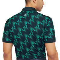 Galvin Green Miles Breathable Golf Polo Shirt - Navy/Golf Green