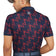 Galvin grüne Meilen atmungsaktives Golf Polo -Hemd - Marine/Rot