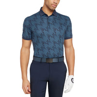 Galvin Green Miles Breathable Golf Polo Shirt - Moonlight Blue/Navy