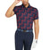 Galvin grüne Meilen atmungsaktives Golf Polo -Hemd - Marine/Rot