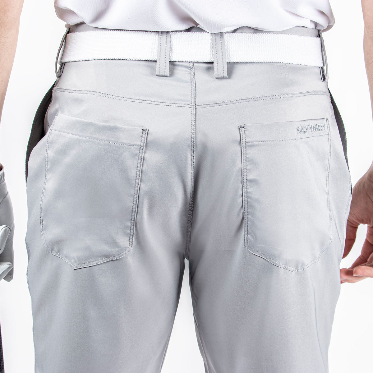 Galvin Green Percy atmungsaktive Golfshorts - hellgrau