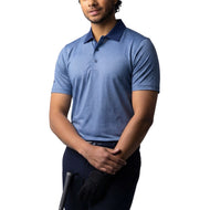Glenmuir Gullane Performance Polo Golfhemd - hellgrau/ Marine