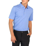 Glenmuir Tain mercerisierte Baumwollgolfpolo -Hemd - Hellblau