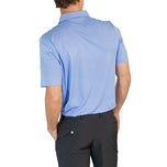 Glenmuir Tain mercerisierte Baumwollgolfpolo -Hemd - Hellblau
