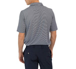 Glenmuir Torrence Micro Stripe Performance Golf Shirt - Marine/ Weiß
