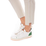 Golftini Stretch-Knöchel-Golfhose für Damen – Khaki/Weiß