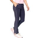 Golftini Stretch-Knöchel-Golfhose für Damen – Marineblau/Rosa