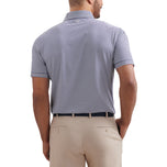 Peter Millar Hales Performance Jersey Golf Polo Shirt - Marine