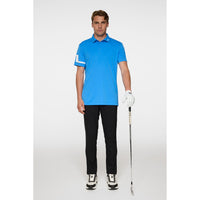 J. Lindeberg Heath Regular Fit Golf Polo Shirt - Sonic Blue