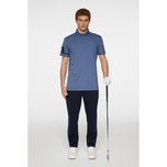 J. Lindeberg Heath Regular Fit Golf Polo -Hemd - Vintage Indigo