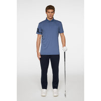 J. Lindeberg Heath Regular Fit Golf Polo -Hemd - Vintage Indigo