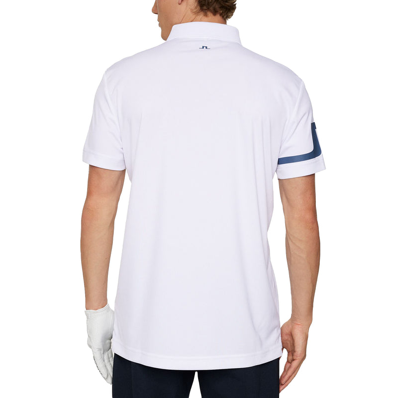 J. Lindeberg Heath Regular Fit Golf Polo -Hemd - Weiß