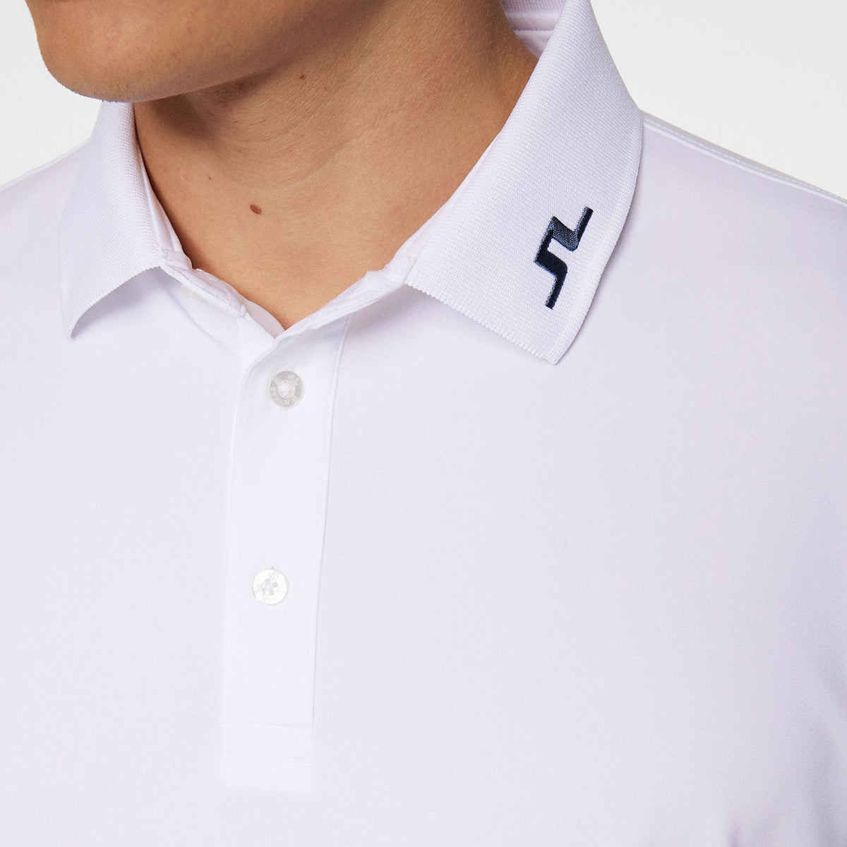 J. Lindeberg Heath Regular Fit Golf Polo -Hemd - Weiß
