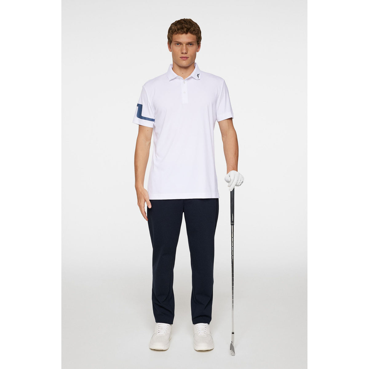 J. Lindeberg Heath Regular Fit Golf Polo -Hemd - Weiß