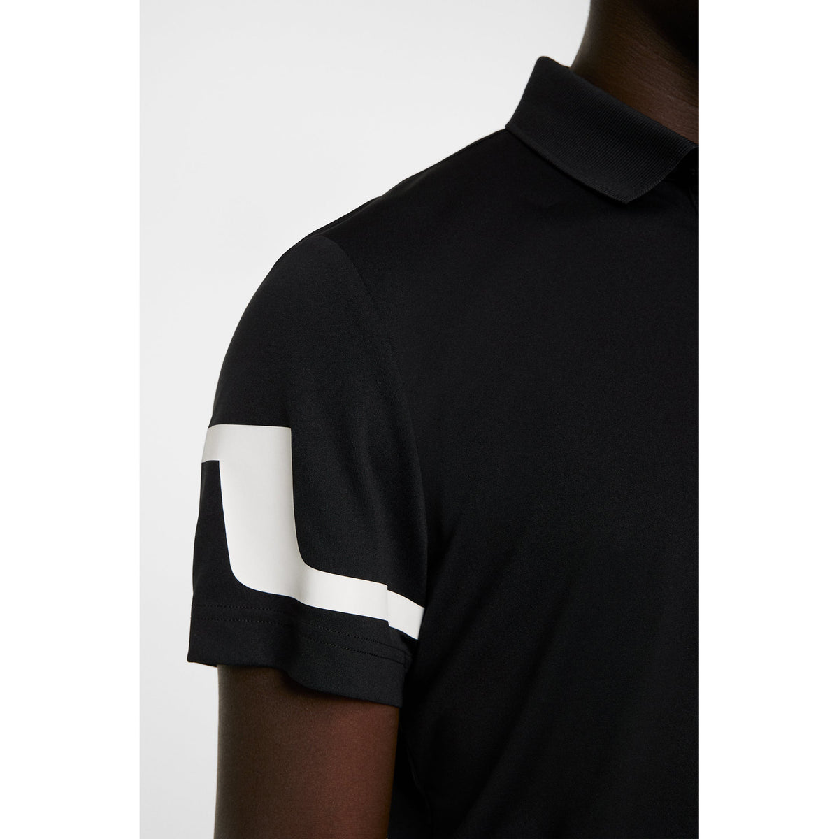 J. Lindeberg Heath Regular Fit Golf Polo -Hemd - schwarz