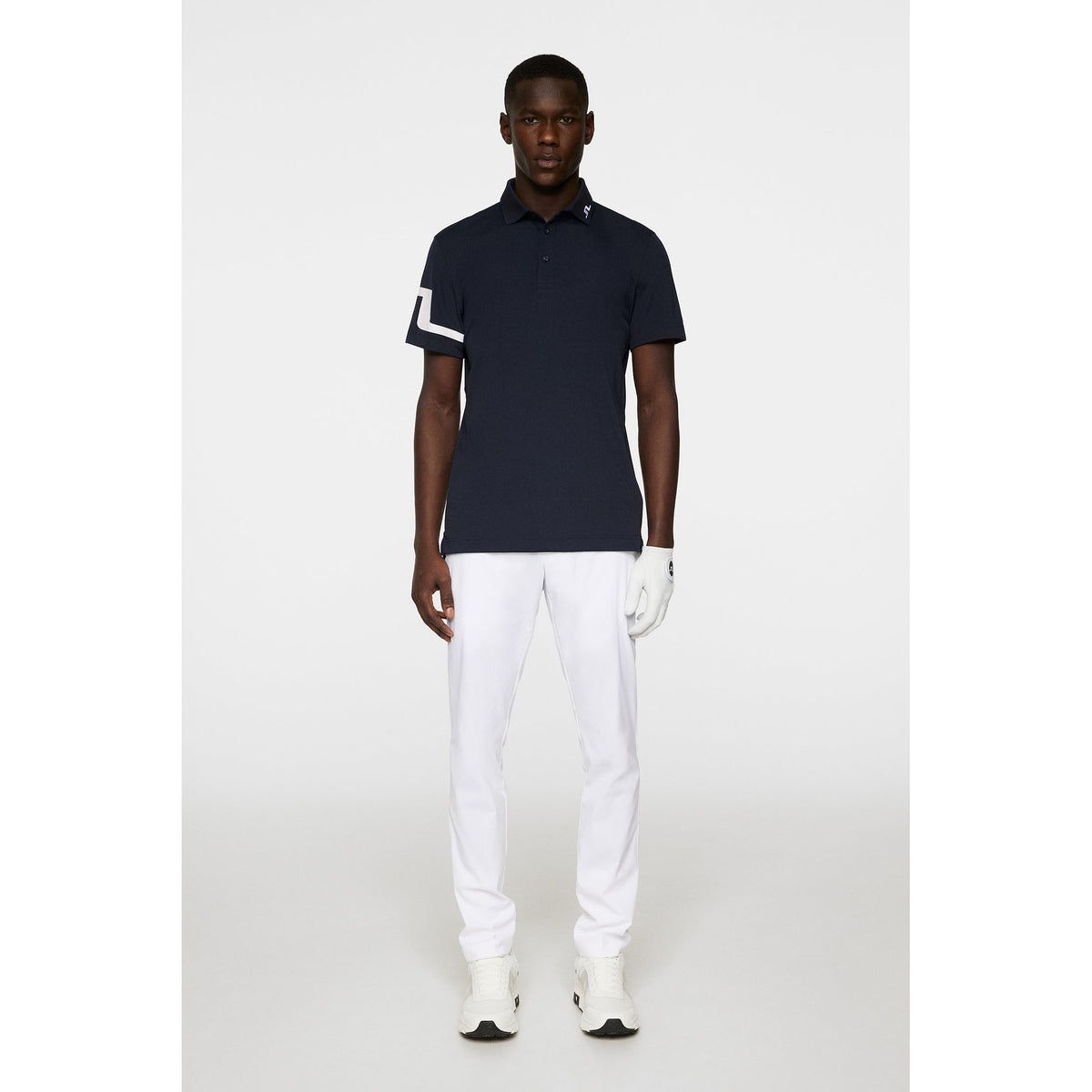 J.Lindeberg Heath Regular Fit Golf Polo Shirt - JL Navy