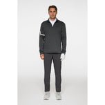 J. Lindeberg Heath Strike Golf Mid -Layer - Asphalt/Schwarze Melange