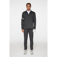 J. Lindeberg Heath Strike Golf Mid -Layer - Asphalt/Schwarze Melange