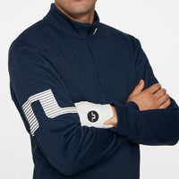 J. Lindeberg Heath Strike Golf Mid -Layer - Navy Melange