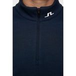 J. Lindeberg Heath Strike Golf Mid -Layer - Navy Melange